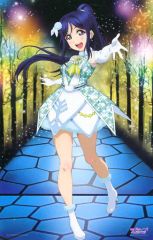 [중고] 수건·수건(캐릭터) 마츠우라 카난(Awaken the power) 특대 비주얼 크로스 [이치반쿠지 러브라이브! 선샤인!!-6th-] C상