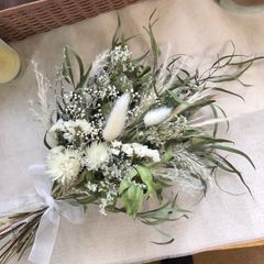 ＊Natural＊ころころミモザとかすみ草のリース☆ミモザリース☆ドライフラワー Natural＊ころころミモザとかすみ草のリース☆ミモザリース☆ドライ