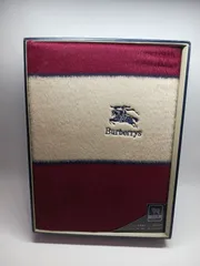 ♦【未使用】 バーバリー ロンドン 高級純毛毛布 ノバチェック ウール 刺繍 Yahoo!オークション -「バーバリーウール毛布」の落札相場・落札価格