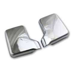 Pararect ドアミラー サイドミラー カバー S500P S510P S500U S510 S500J S510J クロム メッキ ハイゼット トラック 軽トラ ピクシス サンバー 左右セット 貼るだけ かんたん [クロムメッキ] [S500系 前期型]