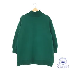 【訳アリ】chocol raffine robe ショコラフィネローブ トップス チュニック ハイネック あったか 長袖 レディース グリーン F 901-12010 送料無料 古着