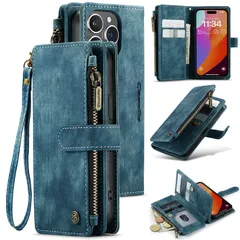 【人気商品】アップル 磁気バックル付き アイフォン15 プロ用 スタンド機能付き ケース ケース カード収納 コイン収納 多財布デザイン 大容量財布型 PUレザーケース 収納ポケット 衝撃防止 カバー 擦り傷防止 手帳型 スクリーン/カメラ保護 対応 実用性高