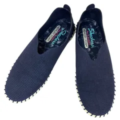 【美品】スケッチャーズ (22.5) スリッポン スニーカー ウォーキングシューズ 運動靴 フラット パンプス 希少