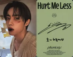 【中古】コレクションカード(男性) THE BOYZ/SUNWOO(ソヌ)/裏面緑・印刷サイン入り・「Hurt Me Less」/CD「Phantasy_ Pt.3 Love Letter」(Write Ver.)フォトカード