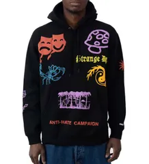 OBEY (オベイ) パーカー プルオーバー Anti Pullover Hoodie Blackのサムネイル