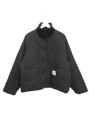 ローリーズファーム LOWRYS FARM リバーシブルナイロンボアブルゾン F ブラック 黒 ジャケット 中綿 アウター 上着