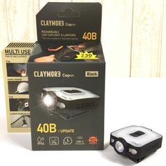 【OneSize ブラック系】 Claymore ( クレイモア ) キャップオン 40B Capon 40B 230ルーメン Usb充電 400Mah Ledキャップライト ヘッドランプ ランタン 投光器 Clp-210Bk CLP-210