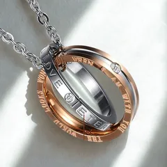 ネックレス メンズ ペンダント おしゃれ チェーン 50 ゴールド お揃い