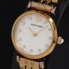エンポリオアルマーニ AR-11203 QZ シェル文字盤 石付 レディース腕時計 KRH 2000000 NSK