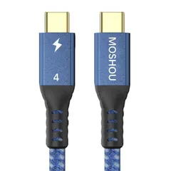 【数量限定】Thunderbolt 認証取得】同軸 Thunderbolt Type-C ケーブル PD100W対応 8K ケーブル HDディスプレイ 40Gbps高速転送 データ転送 ケーブル【Intel 金メッキ USB4 ケーブル USB-C USB4