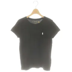 ポロ ラルフローレン POLO RALPH LAUREN Tシャツ クルーネック 半袖 クラシックポニー 刺繍 S 黒 ブラック /KO ■OS