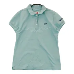 サイズ：0 MASTER BUNNY EDITION マスターバニーエディション  半袖ポロシャツ  グリーン系 [240101361119]# ゴルフウェア レディース ストスト