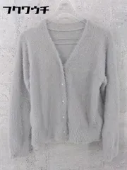 ◇ ROPE ロペ 長袖 ニット カーディガン サイズM グレー系 レディース 【中古】 【1002801344214】