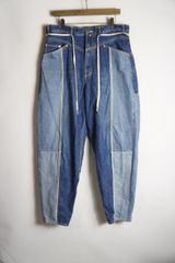 美品KAPITAL デニム ジョッパーズ パンツ 1 S ボタンフライ ジーンズ 