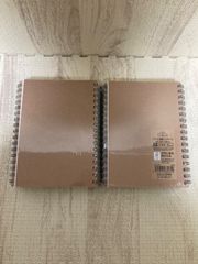 ○匿名配送○ クラフト表紙　リングノート　A6 B罫　5冊×2パック