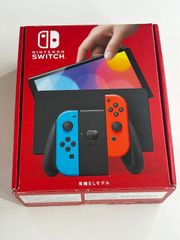 【中古美品】Nintendo Switch 有機ELモデル　本体 ネオンブルー・ネオンレッド