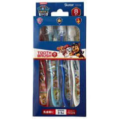 歯ブラシ 園児用 3-5才 やわらかめ 8本入 14cm パウ・パトロール TB5SE-A