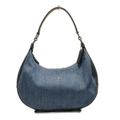 COACH(コーチ) ショルダーバッグ - F57904 ネイビー×黒	 レザー