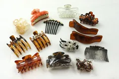 ヘアクリップ・ヘアゴム 14点セット 未使用有 髪留め ヘアアクセサリー まとめて 大量 レディース accessory 【中古】
