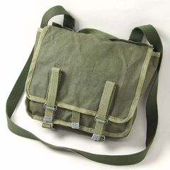 ポーランド軍 グリーン ビンテージ キャンバス ブレッドバッグ 新品 317N-