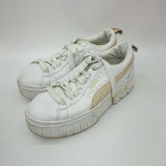 ◇ Θ PUMA プーマ カジュアル スニーカー サイズ22 ホワイト系 レディース E  【1505220010659】