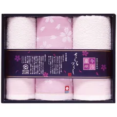 【新品】SALA(サーラ) 日本ユーテンシル さくらづくし フェイス・ウォッシュタオルセット