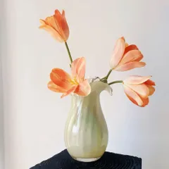 花瓶 おしゃれ イエロー 水がはじいたような挿し口 芸術 モダン 手作り リビング 玄関 寝室 精巧 ガラス細工 インテリア フラワーアレンジメント