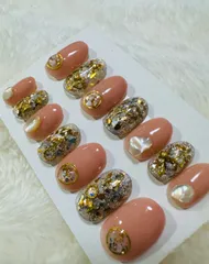 ネイルチップ79【ベリーショート ラウンド】現品orオーダー