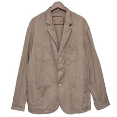 【特價區】大きめ　45R テーラードジャケット　グレー　サイズ4(XL相当) アンコン ジャケット・アウター