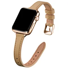 【迅速発送】LOVLEOP レディース アップルウォッチ バンド コンパチブル apple watch バンド 細いタイプ レザー 40mm 41mm 38mm 44mm 45mm 46mm 49mm 42mm 本革 交換 iWatch Ultra2 Ultr