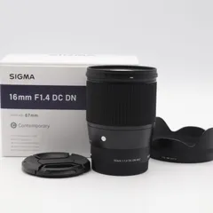 2024年最新】（中古品）シグマ SIGMA 16mm F1.4 DC DN※マイクロフォー 