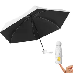 【数量限定】人気 日焼け防止 高強度グラスファイバー 227ｇ 6本骨 梅雨対策傘 手動開閉 小型 晴雨兼用 超撥水 携帯便利 メンズ 高耐久度プレゼント コンパクト 軽量 完全遮光 耐久 UVカット100% レディース 収納ポーチ付き 折りたたみ傘 日傘