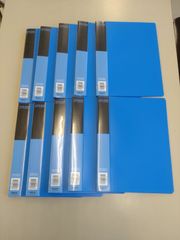コクヨKOKUYO ラ-B11B クリヤーブック＜ベーシック＞（固定式）B5-S　青  10冊セット