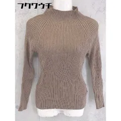 ◇ SENSE OF PLACE by URBAN RESEARCH 長袖 リブ ニット セーター FREE ブラウン レディース 【中古】 【1103010000868】