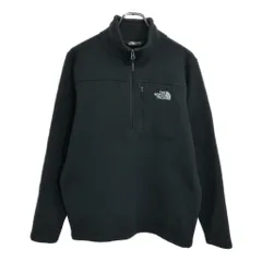 THE NORTH FACE ノースフェイス ハーフジップ フリースジャケット アウトドア ブラック(メンズ M)中古 古着 U4106