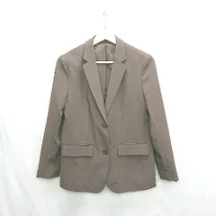 ◇ ⊇ UNIQLO ユニクロ 長袖 テーラードジャケット サイズS ブラウン レディース E  【1412260033800】