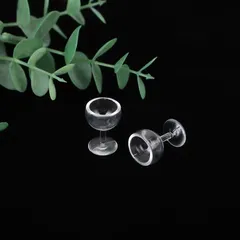 ミニチュアワイングラス 4点セット カクテルグラスミニチュア ワイングラスドールハウス ドールハウス小物