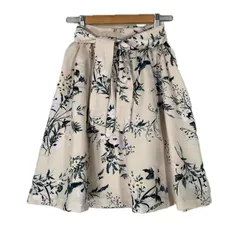 snidel スナイデル フローラル スカート ポリエステル ピンク レディース XL 0【古着】【中古】【送料無料】