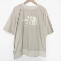 良品 THE NORTH FACE ノースフェイスパープルレーベル ユナイテッドアローズ 別注 ドームロゴ カットソー NP2024N L グレージュ メンズ 古着 中古 USED