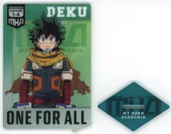 【中古】アクリルスタンド・アクリルパネル 緑谷出久 カード型アクリルスタンド 「一番くじ 僕のヒーローアカデミア -連なる星霜-」 F賞