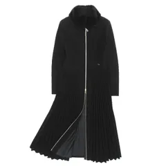 新品タグ付き rinascimento 美ライン 黒 ロングコート プリーツ