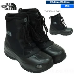 ザ・ノース・フェイス / スノーショット6インチ ブーツ テキスタイル5 TNFブラック［KK］ 25.0cm