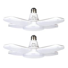 【数量限定】作業灯 led ペンダント60W Batoneガレージライトled 6500K 天井照明 取付簡単 工事不要 角度調節可能 車庫 倉庫 納戸 工事用照明 昼白色(2個)
