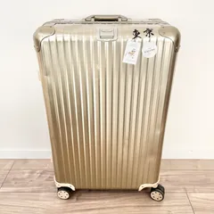 未使用タグ付き　RIMOWA オリジナルチェックイン M 60L 多少錆有り 未使用タグ付きRIMOWA オリジナルチェックイン M 60L 多少錆有り