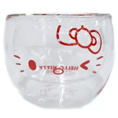 【中古】マグカップ・湯のみ ハローキティ 二重グラスカップ 「サンリオキャラクターズ」