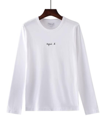 agnes b. アニエスベー レディース メンズ　　長袖 服 トップス 小さいロゴ