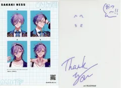 【中古】グッズセット 榊ネス 証明写真風ブロマイド＆スリーブセット 「バーチャルYouTuber にじさんじ 3SKM Half Anniversary」