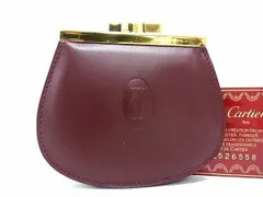 □美品□ Cartier カルティエ マストライン レザー がま口