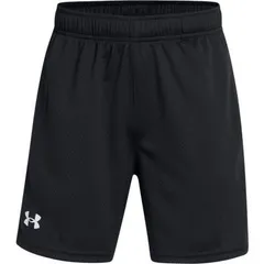 【新品】【ジュニアサイズ】UNDER ARMOUR(アンダーアーマー) キッズ UAテック メッシュショーツ トレーニング ジュニア ボーイズ ハーフパンツ パンツ　ブラック×ホワイト　1387348-001
