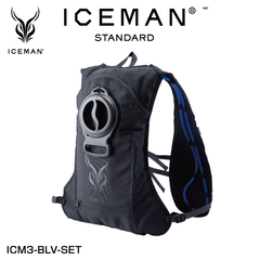 ICM3-BLV-SET アイスマンベスト SET  ブラック STANDARD 新感覚 水冷服 ベスト+バッテリ(3350mAh)セットで即使用可 フリーサイズ クール 冷感ベスト 空調服 熱中症対策 暑さ対策 アウトドア【沖縄・離島発送不可】